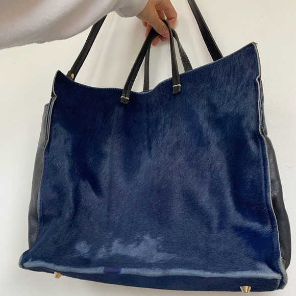 Clare Vivier Blue Pony Hair Bag - Picture 3 of 4
